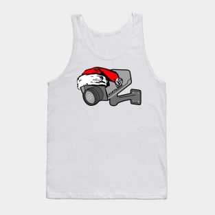 santa cam red (he knows when you are sleeping) Tank Top